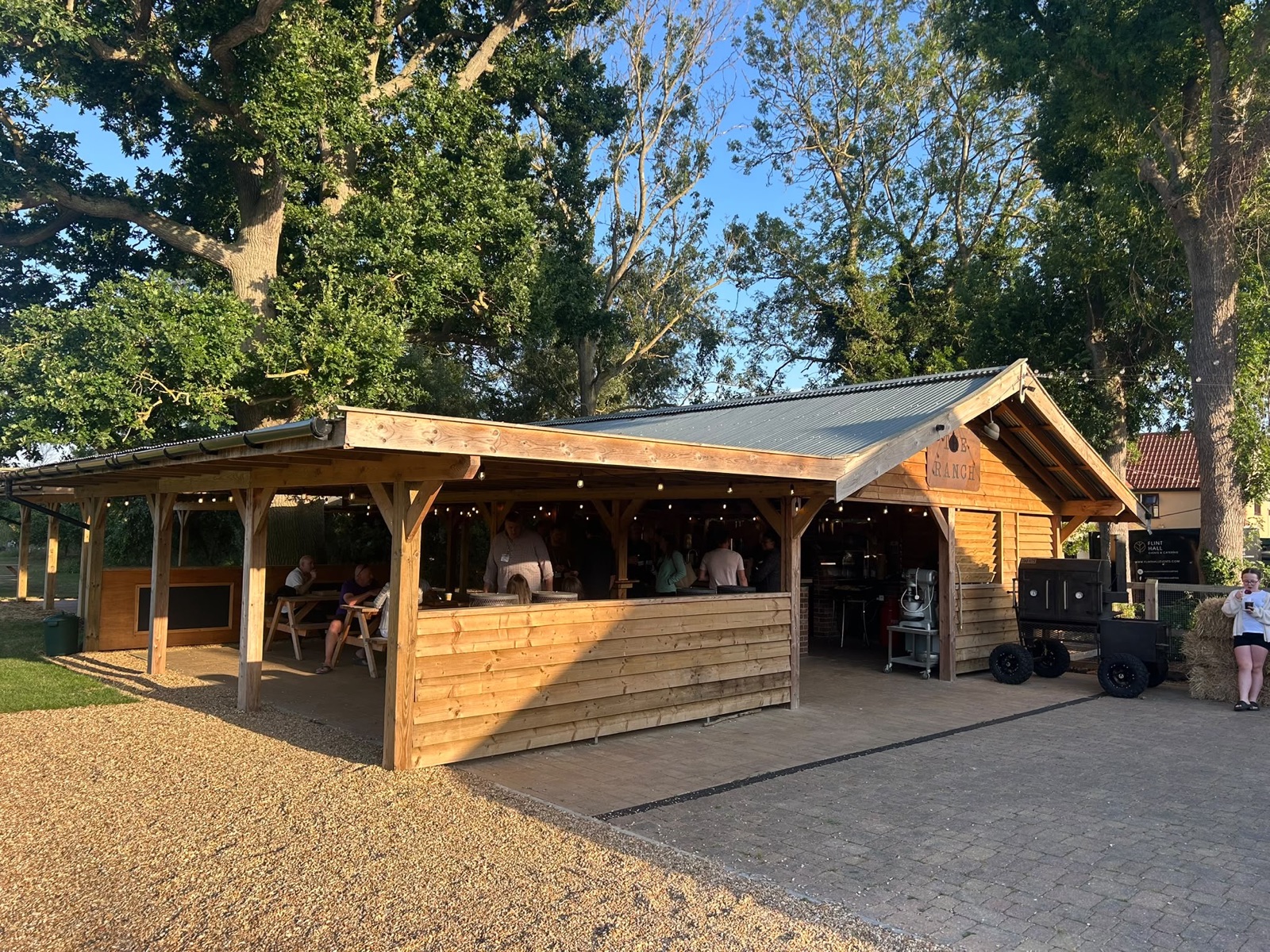 The Ranch — Flint Hall's wood-fired bar and kitchen